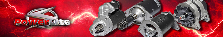 Powerlite - High torque gear reduction starter motors - Up to 200% more cranking power using up to 50% less current